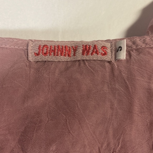 Johnny Was Wish Stitch Embroidered Tunic Top Zephyr Purple Size Small - Picture 9 of 10